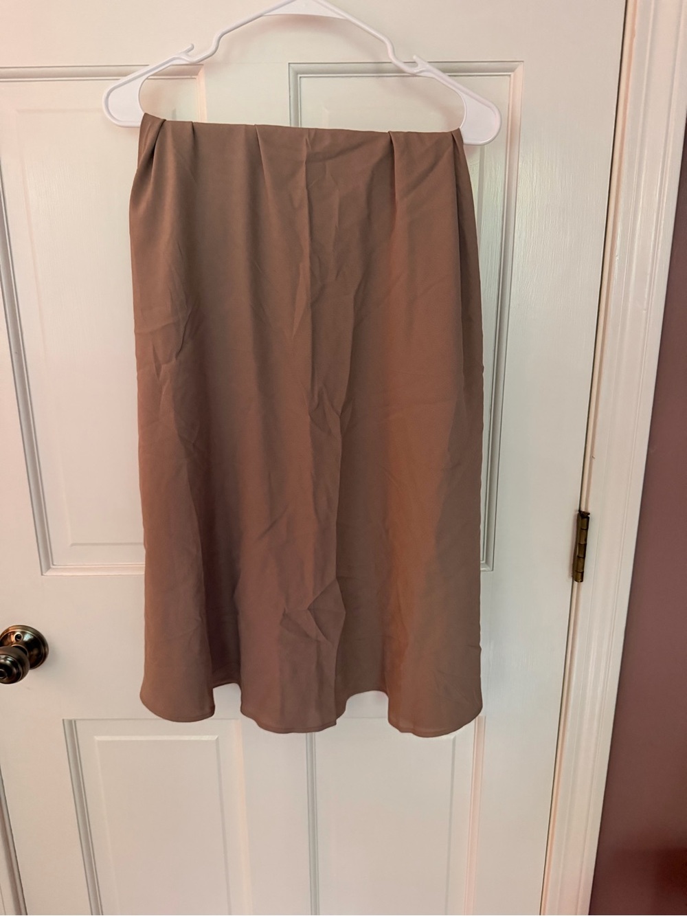 Classic A-Line Brown Women's Skirt